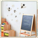 12 Pieces Wooden Bee Decor Farmhouse Honey Bee Daisy Wall Art Hanging Floral Wall Sign for Nursery Indoor Outdoor Garden Yard Kitchen by GreenHaven Gardens