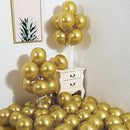 140pcs Gold Balloon Arch Kit, Gold Balloons of Different Sizes Pack of 18 12 10 5 Inch Party Balloon Kit for Birthday Party or Balloon Arch as Graduation Wedding Baby Shower Party Decorations by TinyTreasures Baby Boutique