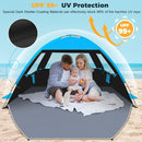 Venustas Beach Tent Sun Shelter for 3/4-5/6-7/8-10 Person, UPF 50+ UV Protection Beach Canopy, Lightweight and Easy Setup Cabana, Portable Shade Tent by TinyTreasures Baby Boutique
