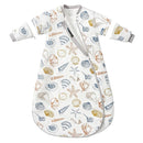 Baby Sleep Sack 3-6 Months, Cotton Detachable Long Sleeve Sleep Sack, 2.5 Tog Toddler Sleeping Sack with Temperature Strips, 2-Way Zipper Wearable Blankets for Newborns, Ocean by TinyTreasures Baby Boutique