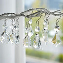 KANPURA 12pcs Glass Crystal Chandelier Prisms,Rainbow Hanging Crystals Suncatcher for Window,Home Decor(Clear) by GreenHaven Gardens