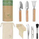 Indoor Garden Tools for Gardening - KiiZYS 12-Piece Small Garden Tools Set - Indoor Gardening Gifts for Women - Mini Gardening Hand Tools Indoor Plant Tools by GreenHaven Gardens