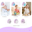 Baby Nail Trimmer Electric, 15 in 1 Baby Nail Clippers for Gentle Nail Care, Rechargeable Baby Nail File Electric with Light &15 Grinding Pads for Infant Toddler, Purple by TinyTreasures Baby Boutique