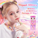 Unicorn Toys for Girls, Kids Gifts with Glowing Blanket, Water Bottle, Eye Mask, Headband, Crossbody Bag, Sunglasses - 12PCS Birthday Gift Toys for Girls 6-10+ by TinyTreasures Baby Boutique