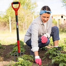 4-Tine Pitch Fork Garden Digging Fork Spading Fork Heavy Duty Pitchfork for Gardening Potato Fork, 43 inches by GreenHaven Gardens