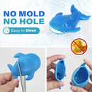 LotFancy Bath Toy, 8PCS Mold Free Bath Toys for Kids Ages 1-3, No Holes Baby Bath Toys for Toddlers 2-4, Ocean Sea Animal Bathtub Toys, Soft Floating Pool Water Table Toys by TinyTreasures Baby Boutique