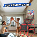 EagleStone 63IN Kids Arcade Basketball Hoop Indoor, LED Scoreboard Basketball Arcade Game Set for Outdoor with Cheer Sounds, Kids Basketball Toys for Boys Girls Age 3-5 5-7 4-8 by TinyTreasures Baby Boutique