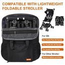 Mactso Stroller Travel Bag Compatible with GB Pockit Air Plus All Terrain and GB Pockit + All City, Lightweight Stroller Travel Backpack for Airplane (Black, L) by TinyTreasures Baby Boutique