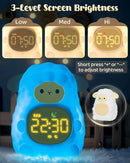 Sheep Alarm Clock for Kids with Night Light, Sleep Training Clock Time to Wake Clock, Rechargeable Silicone Light for Bedroom, Perfect Sleep Companion for Boys Girls by TinyTreasures Baby Boutique