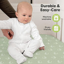 KeaBabies 2-Pack Organic Crib Sheets for Boys, Girls - 52x28 Fitted Crib Mattress Sheet Neutral, Breathable Jersey Cotton Cover for Baby Bed, Toddler Mattress, Soft & Cute Prints (Lunaris) by TinyTreasures Baby Boutique
