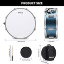 Snare Drum Kit, 14" x 5.5" Marching Snare Drum + Storage Padded Bag + Silent Mute Pad + A Pair Of 5A Drumsticks + Drums Key, Portable Drums Hardware Set for Adults Kids Student Beginners (Blue) by TinyTreasures Baby Boutique