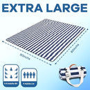 Genovega Waterproof Sandproof Beach Blanket Picnic Outdoor Mat Extra Large Foldable Sand Free Big Giant XL Car Essential Roadtrip Gadget Rv Accessories Gear Must Haves Hiking Items Necessities by TinyTreasures Baby Boutique