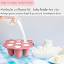Silicone Baby Food Freezer Tray with Teething Popsicle Molds - Baby Fruit Feeder and Breastmilk Teether Combo by TinyTreasures Baby Boutique