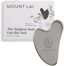Mount Lai Stainless Steel Gua Sha Facial Tool – The Element of Refinement – Professional Grade Steel Face Sculpting Tool for Lymphatic Drainage, Puffiness Reduction & Refined Results by CozyNest Decor