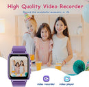 Goodatech 1.69'' Kids Smart Watch for Kids Boys Girls, HD Camera,26 Puzzle Games,Video Music Player,Pedometer,Flashlight,Alarm Clock, Christmas Birthday Gifts for 4-12 Years Children (Purple) by TinyTreasures Baby Boutique