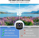 Body Camera with 1.4” Screen Audio and Auto Video Night Vision 1080P FHD Mini Police Wearable Body Worn Cam Portable Small Personal Camcorder Sport Action Outdoor Video Recorder (64GB) by TinyTreasures Baby Boutique