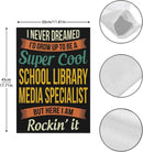 School Librarys Medias Specialists Gifts Garden Flag for Outside 12x18 Double Sided Novelty Decorative Flag for Patio by GreenHaven Gardens