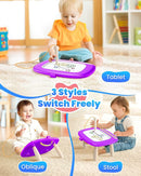 Doodle Board for Toddler Toys Age 1-2, Magnetic Writing Board, Preschool Learning and Educational Toys for 1 2 3 Years Old Girl Boy Gift for Birthday -Purple by TinyTreasures Baby Boutique