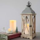 Homemory 4" x 6" Large Waterproof Outdoor Flameless Candles, Battery Operated Flickering LED Pillar Candles with Remote and Timers for Indoor Outdoor Lanterns, Long Lasting, Dark Ivory, Set of 4 by CozyNest Decor