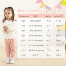 Newborn Toddler Baby Girl Pants Leggings Ribbed Straight Flare Infant Girl Pants Leggings Bell Bottoms 5 Packs by TinyTreasures Baby Boutique