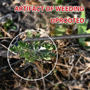 Amposei Weeding Artifact Uprooting Weeding Tool, Multifunctional Weeder, Hand Weeder Tool, Stand Up Weed Puller Tool with Handle for Garden Yard Farm Weed Removal (11in+20in, Metal) by GreenHaven Gardens