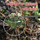 Weeding Artifact Uprooting Weeding Tool, Multifunctional Weeder, Hand Weeder Tool, 4 Teeth Stand Up Weed Puller Tool with Handle for Garden Yard Farm Weed Removal (16in, Extra Long Wood Handle) by GreenHaven Gardens
