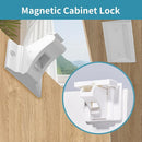 15 Pack Magnetic Cabinet Locks Baby Proofing - Safeasy Child Safety Latches for Cabinets, Drawers & Cupboards - Quick-Adhesive Installation (15 Locks + 2 Keys) by TinyTreasures Baby Boutique