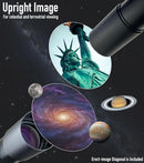 SpectrumOI Telescope for Kids, Telescope for Adults Astronomy Gifts, Telescope for Kids 8-12 - Premium EQ Refractor Telescope 80mm Aperture with Aspherical Eyepiece by TinyTreasures Baby Boutique