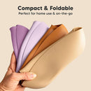 KeaBabies 2-Pack Silicone Baby Bibs for Eating - Sturdy Food-Grade Silicone Bibs for Babies Girl, Boy, Large Food Catcher, Clean & Put On Easily, Waterproof Toddler Feeding Essentials (Amethyst) by TinyTreasures Baby Boutique