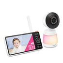 VTech Smart WiFi Baby Monitor, 2K CMOS Sensor Camera, 5.5-inch HD IPS Screen, Clear Infrared Night Vision, Pan-Tilt, 24x Zoom, 2-Way Talk, Multi-Color Night Light, Soothing, Free App: Smart HD Plus by TinyTreasures Baby Boutique