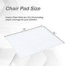 Inspire Washable Bed or Chair Pads | 3 Pack Waterproof Mattress Chucks Pad | Reusable Chux | for Adults Babies and Pets by TinyTreasures Baby Boutique