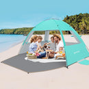 Venustas Beach Tent Sun Shelter for 3/4-5/6-7/8-10 Person, UPF 50+ UV Protection Beach Canopy, Lightweight and Easy Setup Cabana, Portable Shade Tent by TinyTreasures Baby Boutique