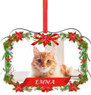 Personalized Photo Ornaments for Christmas Tree, Custom Cat Name Ornament, 2025 Puppy 1st Xmas Gifts, Holiday Decor Christmas Tree Decoration, Pet Lovers Dog Cat Gift by TinyTreasures Baby Boutique