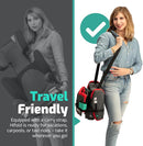 Mifold Hifold Adjustable Kids High Back Booster Car Seat with Strap – Racing Red by TinyTreasures Baby Boutique