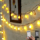 Minetom Mini Globe String Lights, 66 Ft. 200 LED Fairy String Lights Plug in, 8 Modes with Remote, Decor for Indoor Outdoor Party Wedding Christmas Tree Garden, Warm White by CozyNest Decor