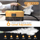 Steam Cleaner with 3-Level Adjustable Handle, 10s Fast Heat-Up, 2500W Pressurized Steamer for Home Cleaning, Handheld Steam Cleaner for Grout, Tile, Couch, Car, Grease, 41oz Tank by TinyTreasures Baby Boutique