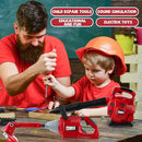 3 Pcs Toy Gardening Tool Set for Kids Toy Leaf Blower Weed Trimmer Push Lawn Mower Pretend Play Set with Lights and Sounds Christmas Birthday Gifts for Boys Girls by TinyTreasures Baby Boutique