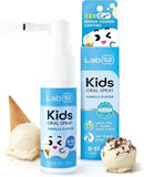 LAB52 Kids Oral Spray, Toddler Toothpaste Helper for Daily Oral Care and Fresh Breath, Children Approved with Fluoride Free for Newborn to Preschoolers, Xylitol Vanilla Flavor by CozyNest Decor
