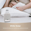 Portable White Noise Sound Machine - August SE160 - Calming, Ambient Sleep Therapy - 14 Soothing Sounds for Babies, Children, Adults - Sleep Aid with Timer - 60-Hour Battery - USB-C Charging - White by TinyTreasures Baby Boutique