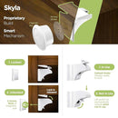Skyla Homes Magnetic Cabinet Locks Baby Proofing Child Safety - The Safest Quickest and Easiest Multi-Purpose 3M Adhesive Child Proof Latches, No Screws or Tools Needed (12 Pack) by TinyTreasures Baby Boutique