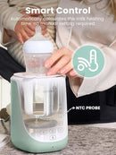 GROWNSY Nutri Bottle Warmer with Innovative Auto-Lift Feature, 10-in-1 Fast Baby Bottle Warmer with Night Light, Retain Nutrients Milk Warmer for All Bottles by TinyTreasures Baby Boutique