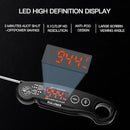 1-Second Rapid and Accurate Meat Thermometer - Waterproof Multifunctional Kitchen Food Thermometer, Ideal for Frying, Smoking, Grilling and More (Black) by TinyTreasures Baby Boutique
