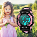 Kids Watch,Boys Watch for 3-15 Year Old Boys,Digital Sport Outdoor Multifunctional Chronograph LED 50 M Waterproof Alarm Calendar Analog Watch for Children with Silicone Band,Kids Gift by TinyTreasures Baby Boutique