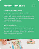 SimplyFun Math Room - Educational Game - Quick Thinking & Fun Games for Kids Ages 5 & Up - Fast Solving Addition & Subtraction Game - 2 to 4 Players by TinyTreasures Baby Boutique