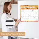 2026 Magnetic Fridge Calendar 18 Monthly Magnetic Calendar for Refrigerator 2026 Wall Calendar Planner Runs from January 2026 Until June 2027 Easy Organizing Markers Tearable (Festive) by TinyTreasures Baby Boutique