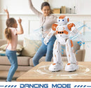 KingsDragon RC Robot Toys for Kids, Gesture & Sensing Programmable Remote Control Smart Robot for Age 3 4 5 6 7 8 Year Old Boys Girls Birthday Gift Present,Orange by TinyTreasures Baby Boutique