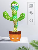 Cactus Baby Toy can be Adjusted Volume, Dancing Singing Musical Gift with LED Light. Baby Toy for Kids Talking Smart Toys, Talking Cactus Exquisite Yarn Bag Packaging by TinyTreasures Baby Boutique