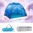 Undersea World Kids Play Tent, Kids Play Tent Foldable Pop Up Indoor Outdoor Party Undersea World Playhouse Tent Toy for Boys Girls-47 * 47 * 41 (Blue) by TinyTreasures Baby Boutique