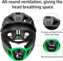 ROCKBROS Kids Bike Helmet Adjustable Detachable Full Face Bike Helmet for Children Bicycle, Skateboard, Scooter, Protective Gear by TinyTreasures Baby Boutique