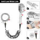 Accmor Toddler Waist Leash Belt, Reflective Baby Anti Lost Wrist Link, Kids Walking Harnesses Children Wristband Tether Leashes with Lock for Boys Girls Ages 1-4 to Outdoor Travel (Black) by TinyTreasures Baby Boutique